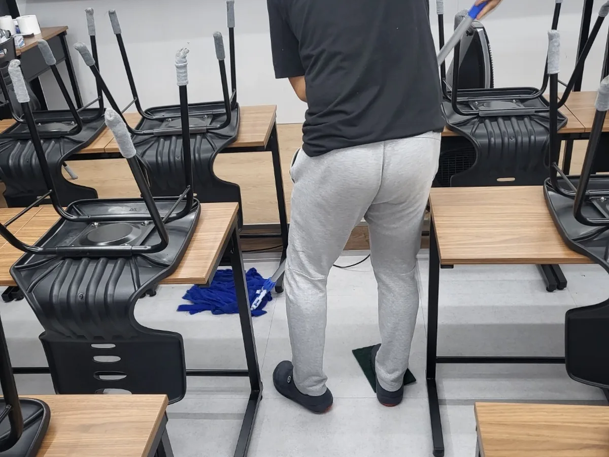 영양군 청기면 학교 교장실·교무실 위생청소 사례 - 행진크린