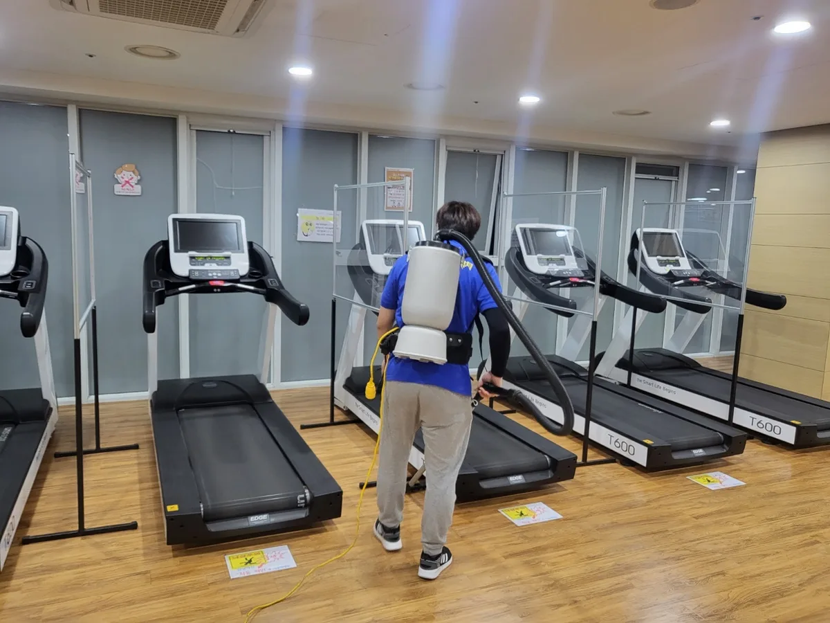 청송군 현동면 헬스장 탕비실 직원 휴게공간 위생청소 사례 - 행진크린
