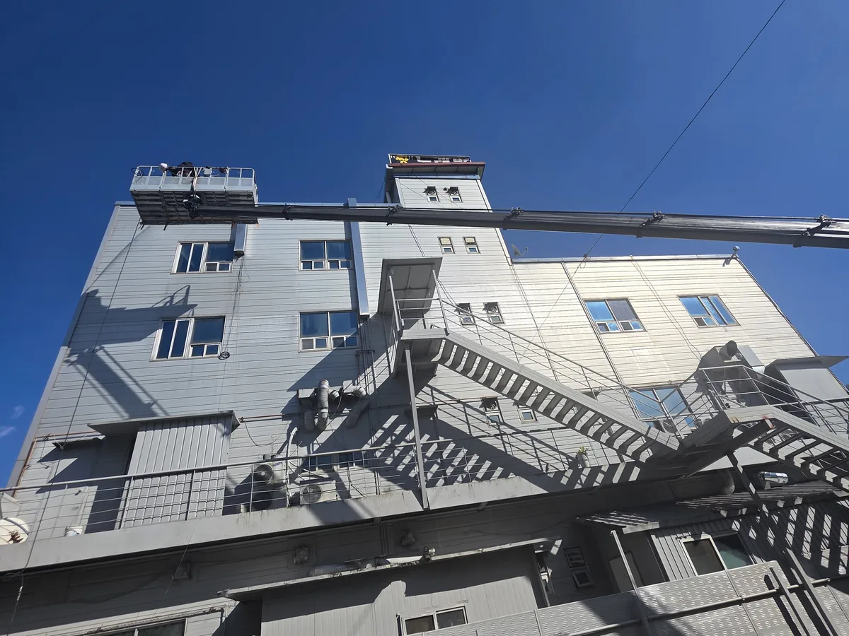 영양군 수비면 건물 화장실 세면대 살균 위생청소 사례 - 행진크린